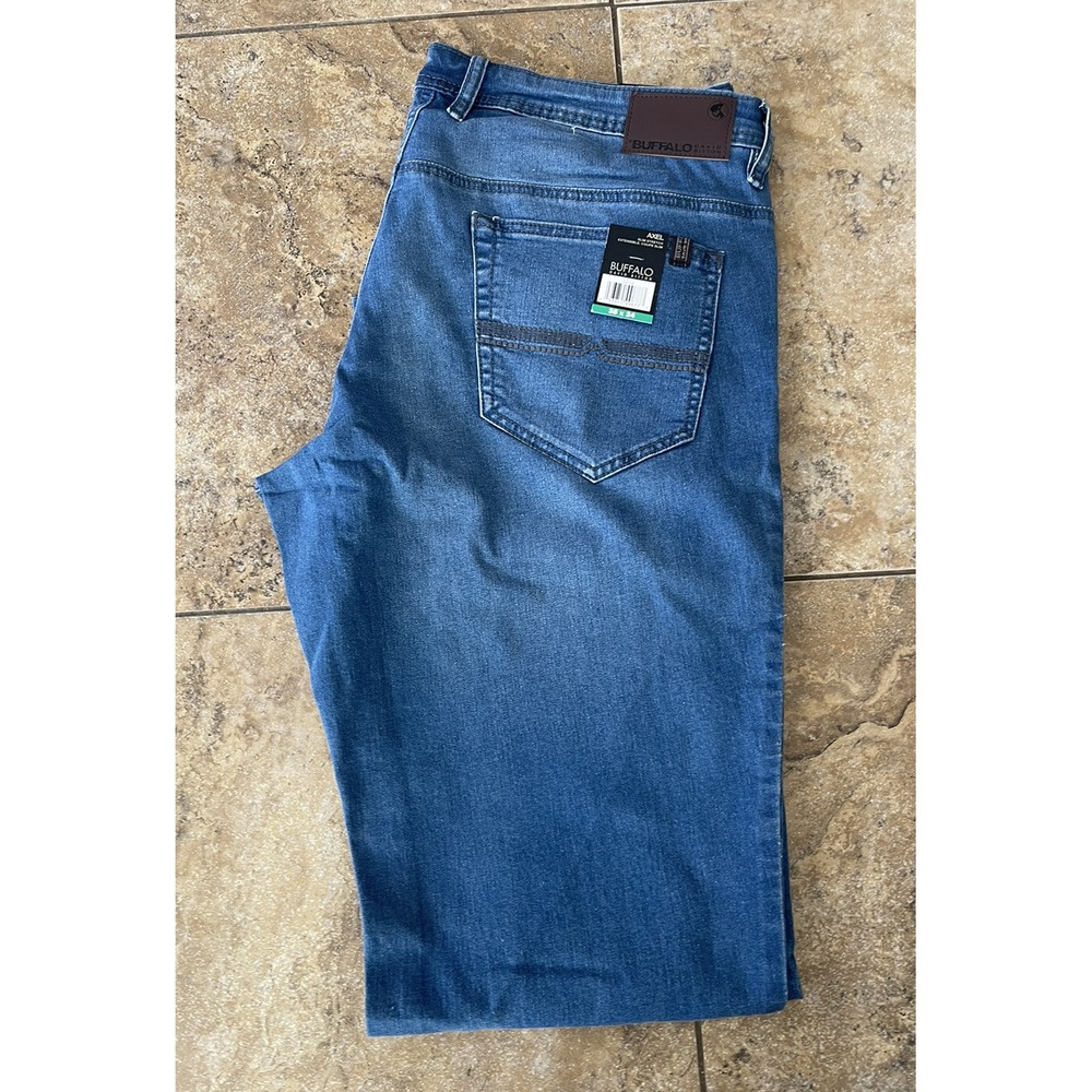 Buffalo David Bitton Men's Axel Slim Stretch Jeans, Light Blue 38x34